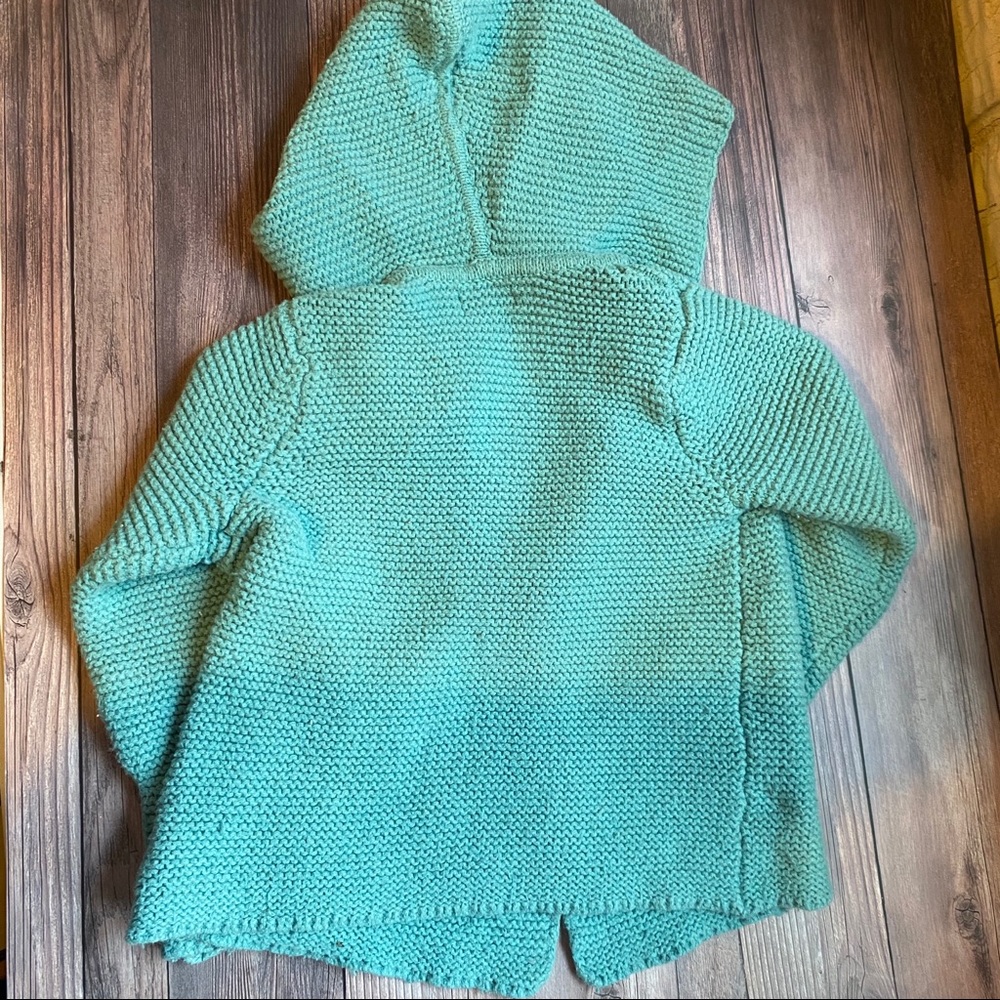 Mini Boden 3/4 girls critter sweater coat - Picture 8 of 8